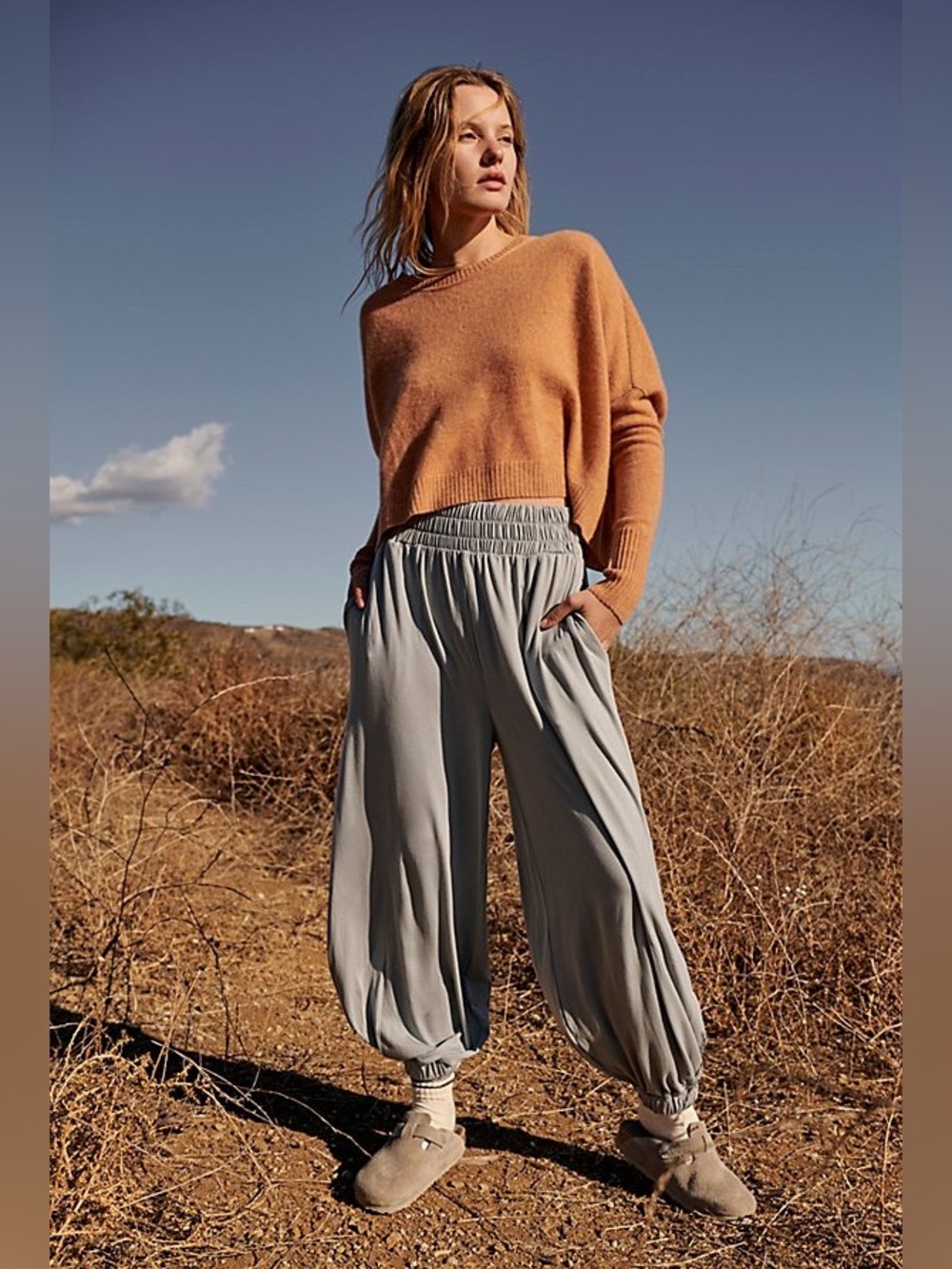 FREE PEOPLE BEACH ALI PANTS | LARGE - Picture 13 of 15